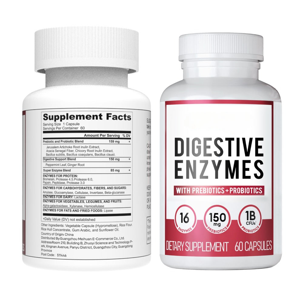 CURATED™ - DIGESTIVE ENZYMES 60CT + 60B PROBIOTIC 30CT