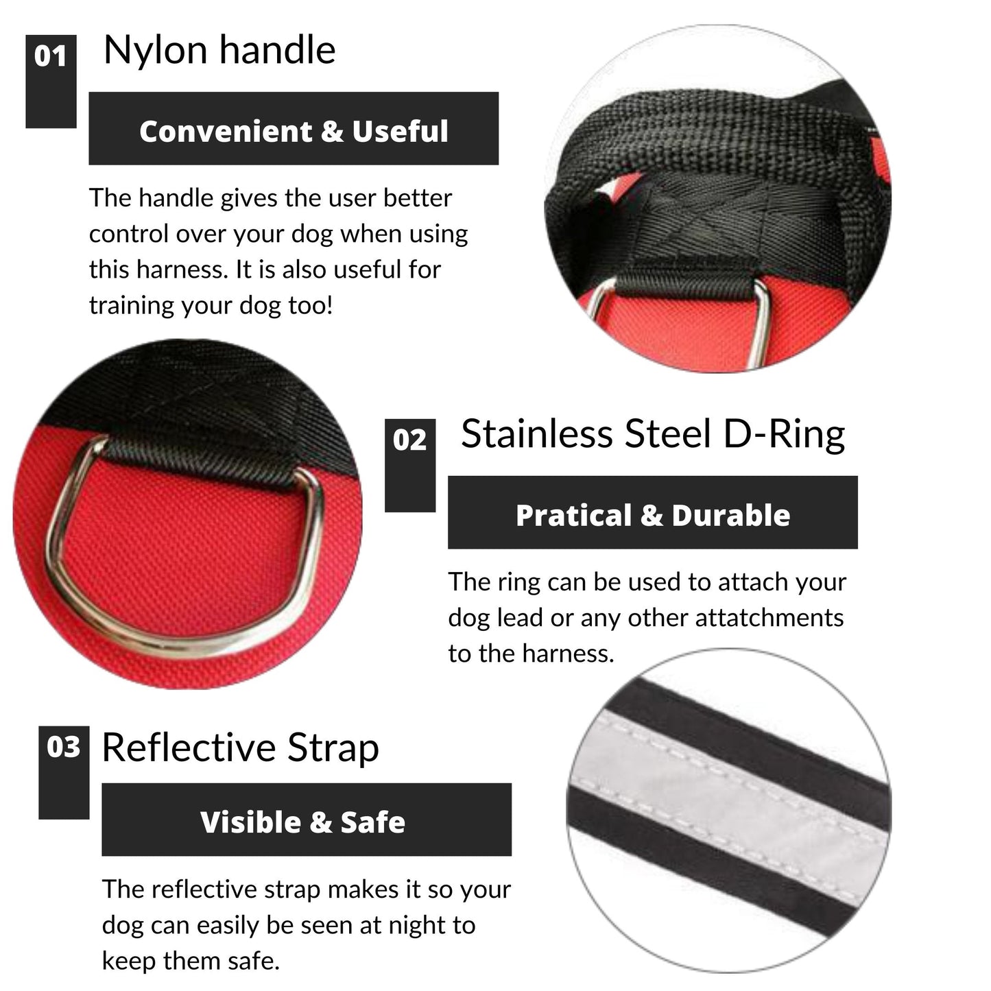 CURATED™  - CUSTOM FIT NO-PULL DOG HARNESS