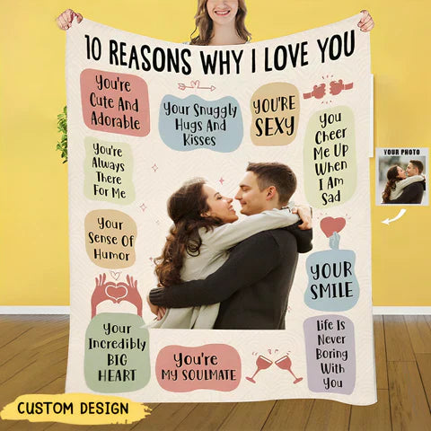 CURATED™ - 10 REASONS I ADORE MY PERSONALIZED PHOTO BLANKET