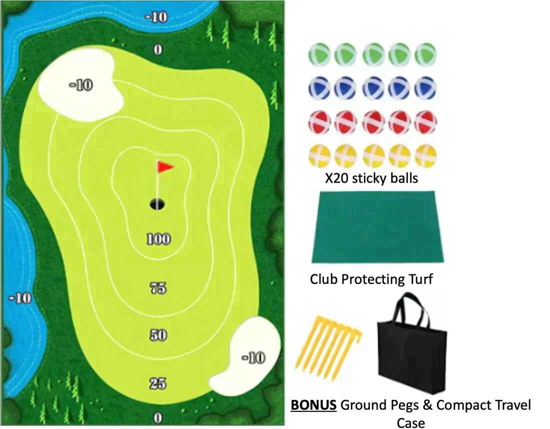 CURATED™  - ULTIMATE GOLF GAME SET