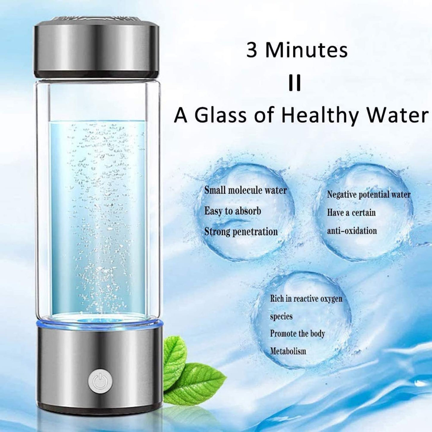CURATED™  - HYDROGEN WATER BOTTLE